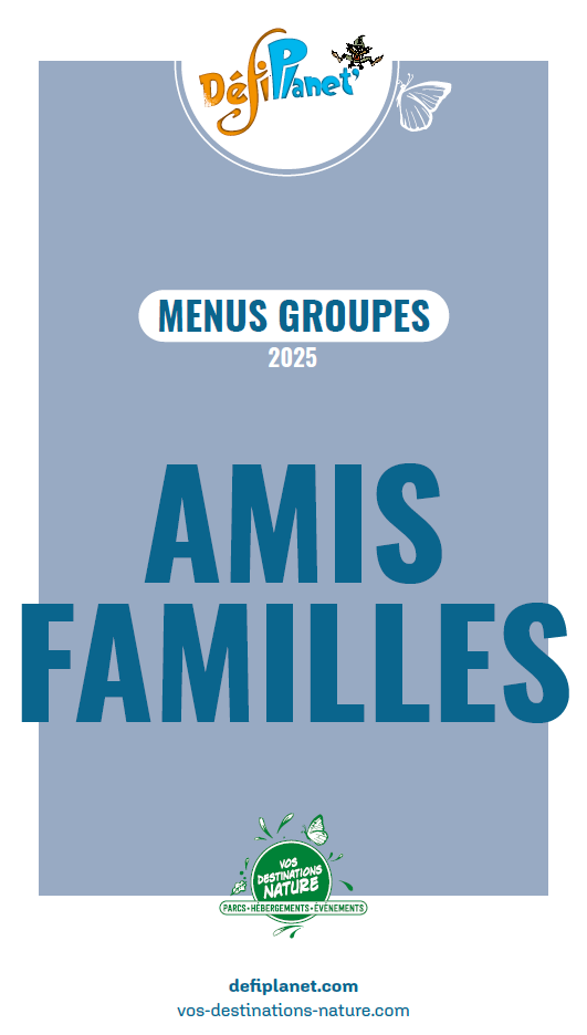 Menu Groupes Amis et Familles