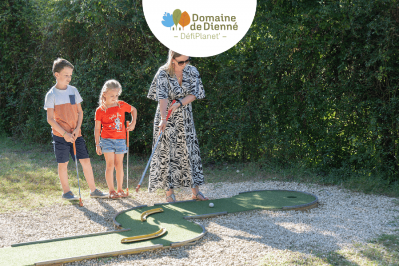 Mini golf au Domaine de Dienné